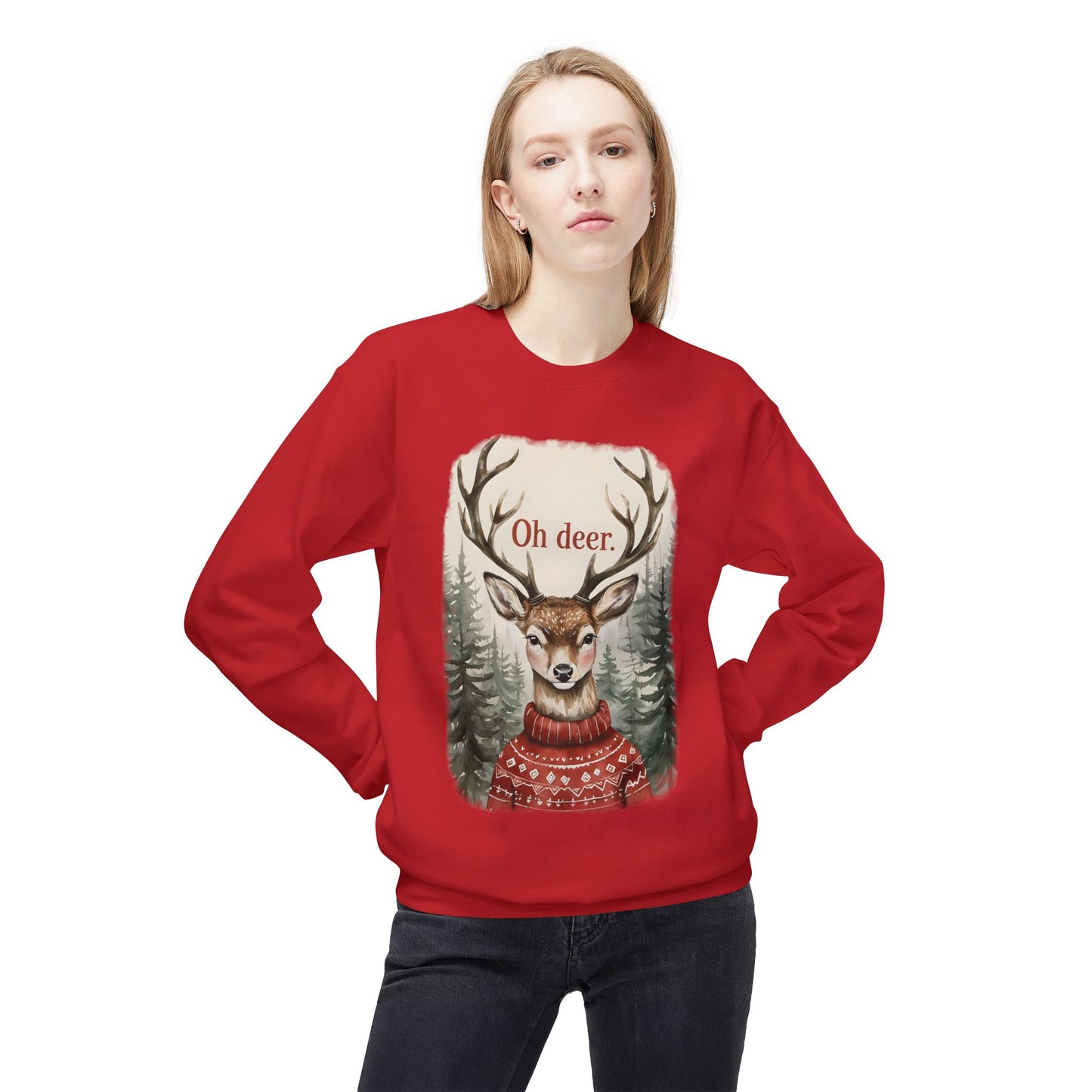 Festive Reindeer Sweatshirt