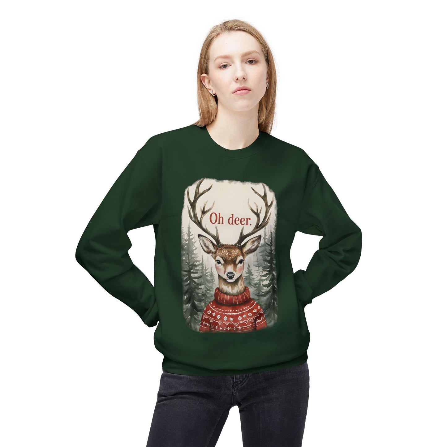 Festive Reindeer Sweatshirt