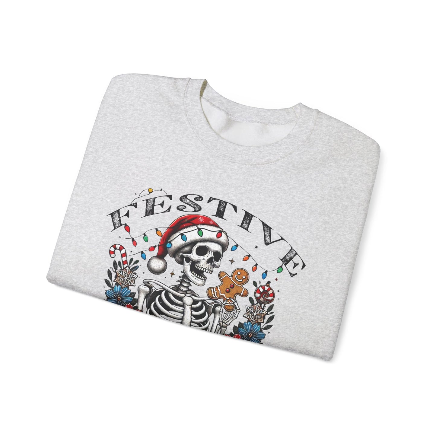Sarcastic Holiday Skeleton Sweatshirt