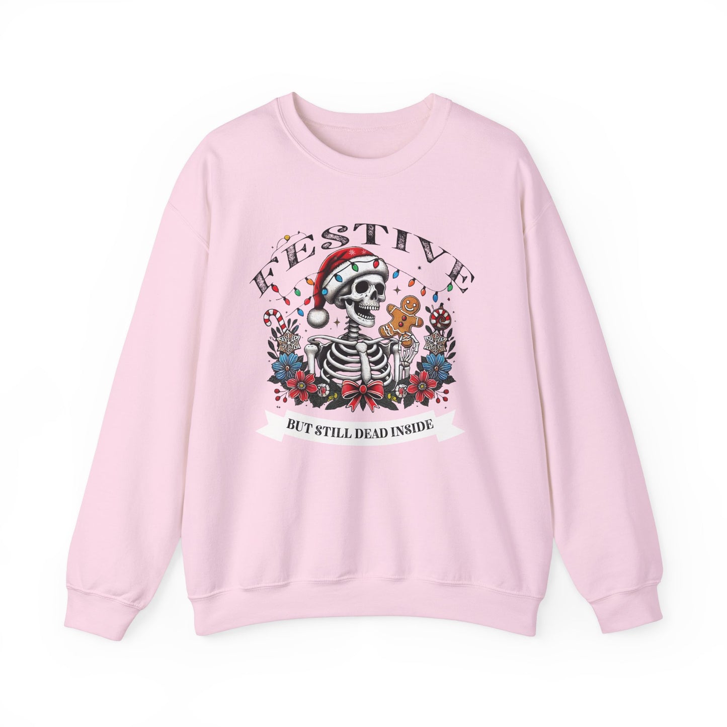 Sarcastic Holiday Skeleton Sweatshirt