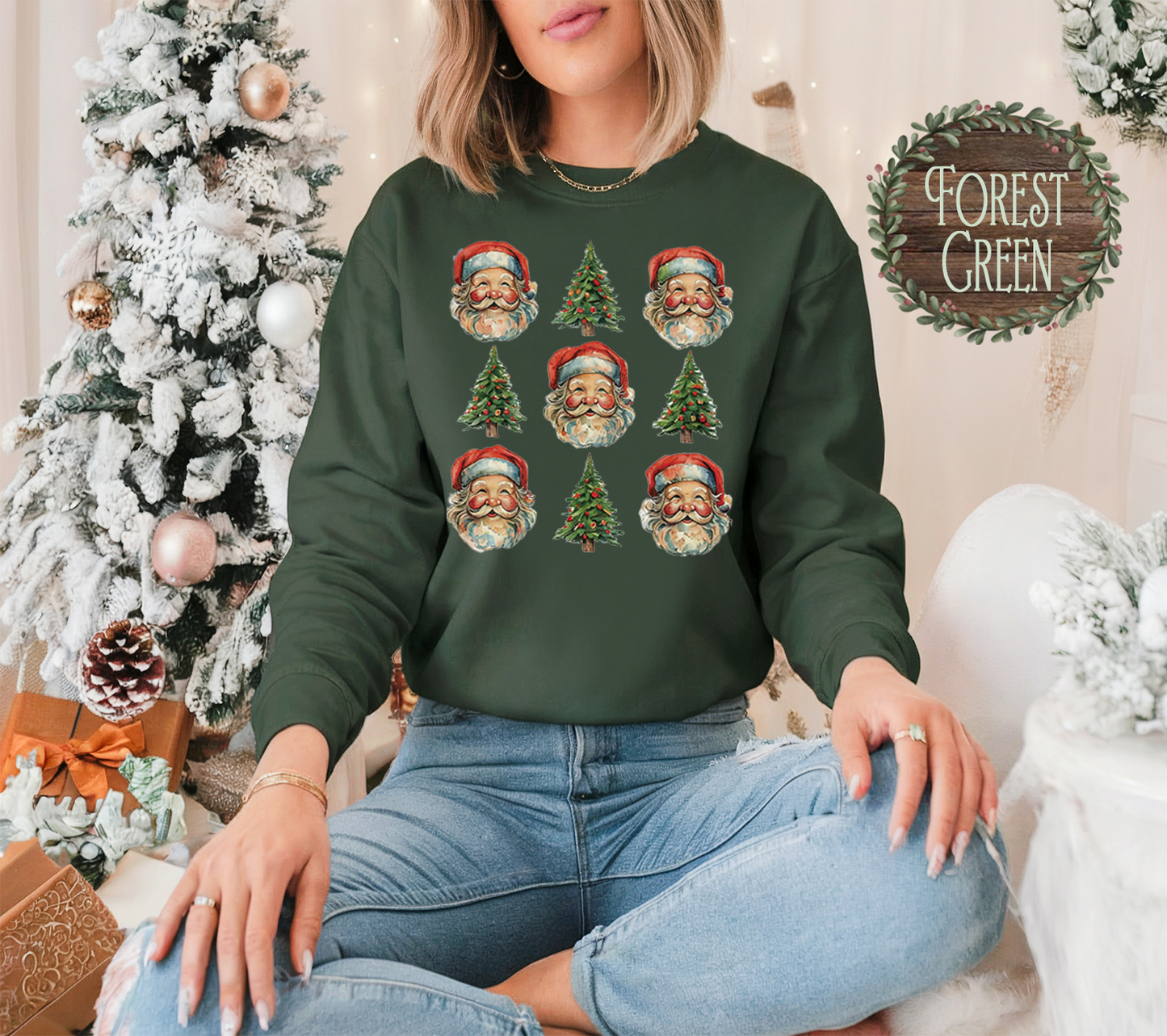 Vintage Santa Claus Sweatshirt