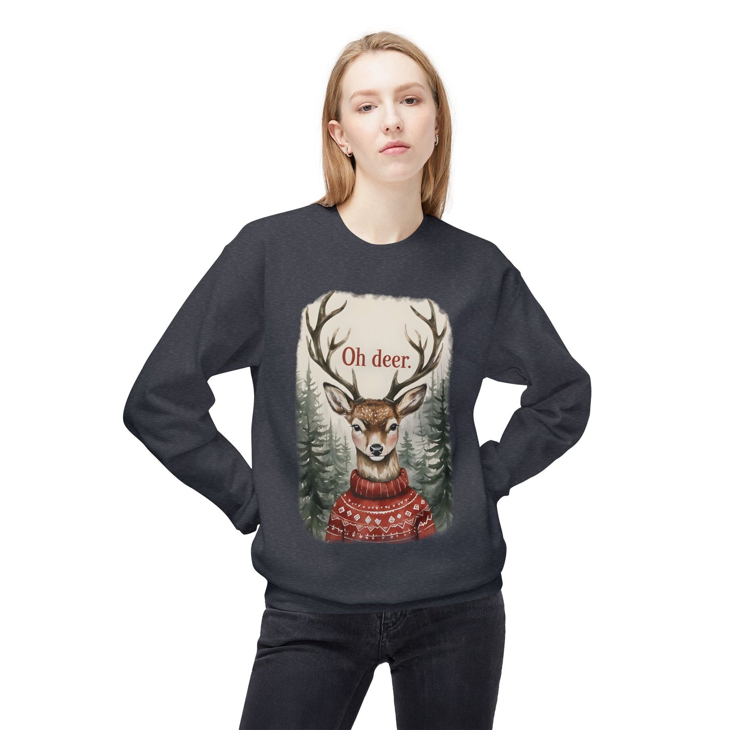 Festive Reindeer Sweatshirt