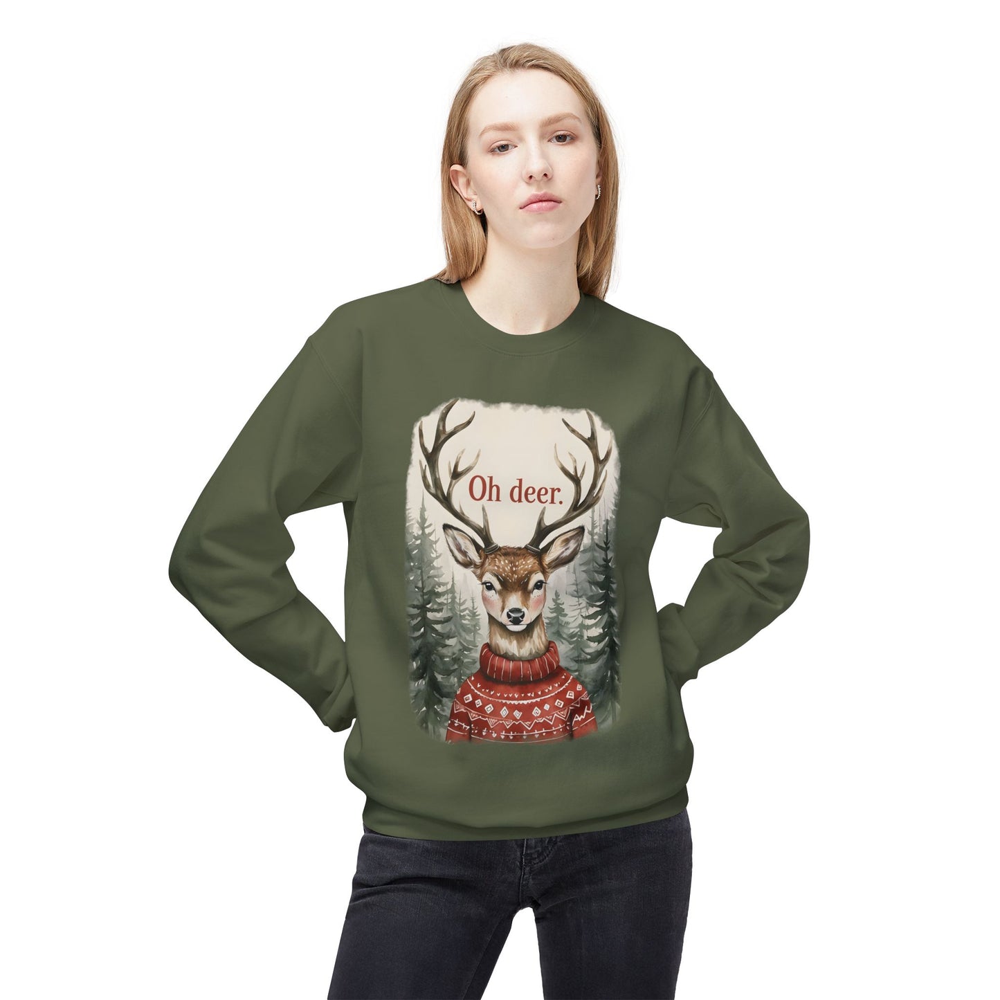 Festive Reindeer Sweatshirt