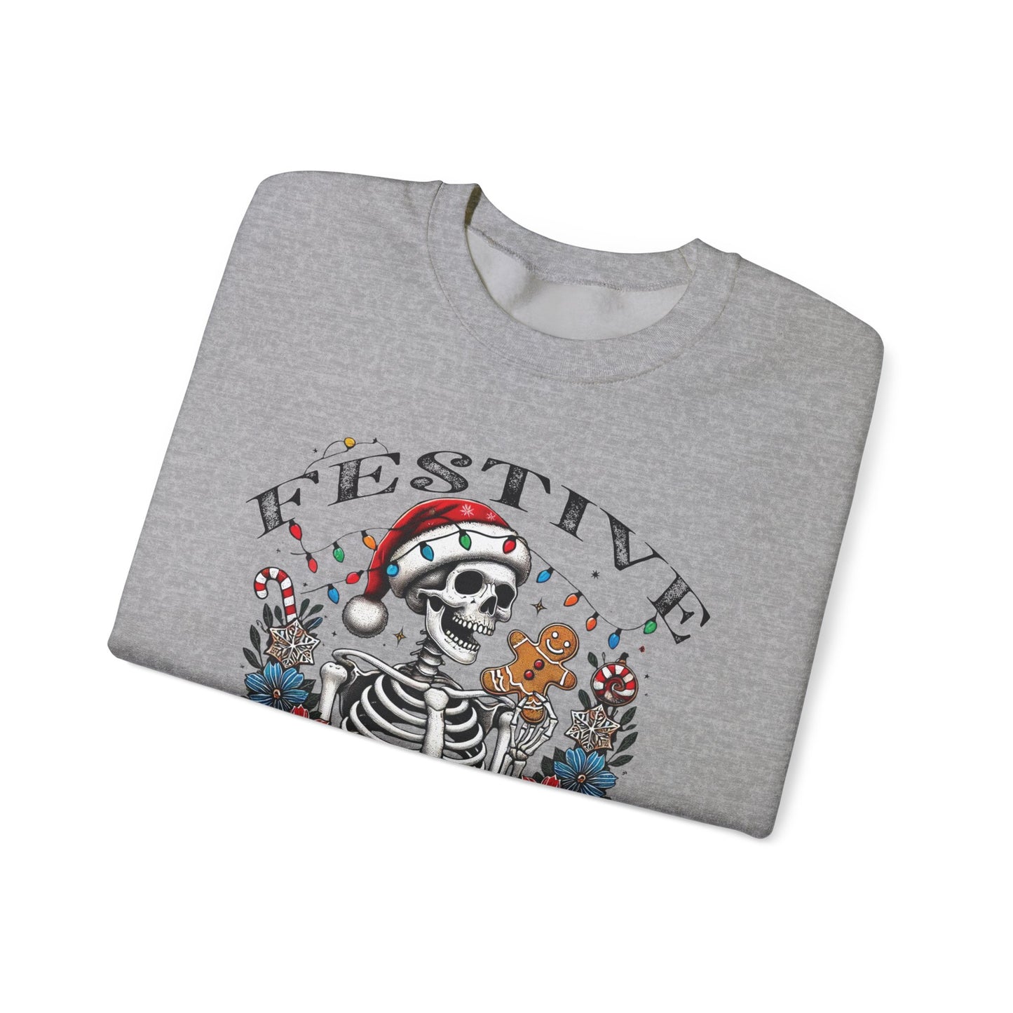 Sarcastic Holiday Skeleton Sweatshirt