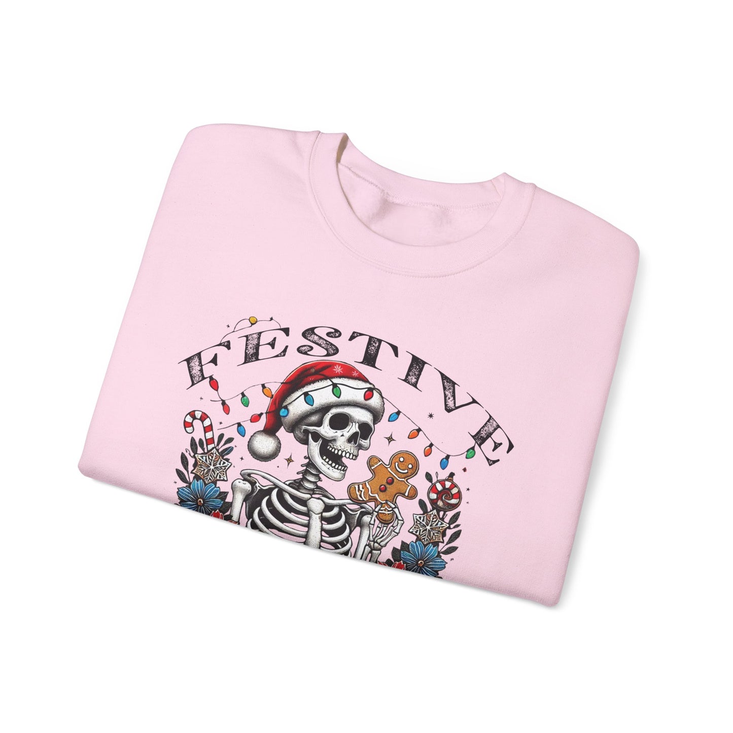 Sarcastic Holiday Skeleton Sweatshirt