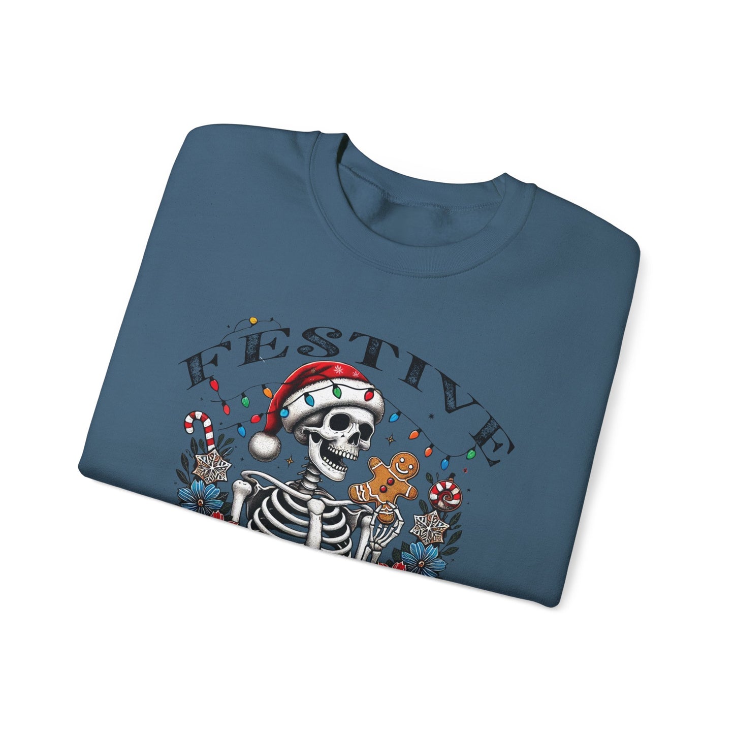 Sarcastic Holiday Skeleton Sweatshirt