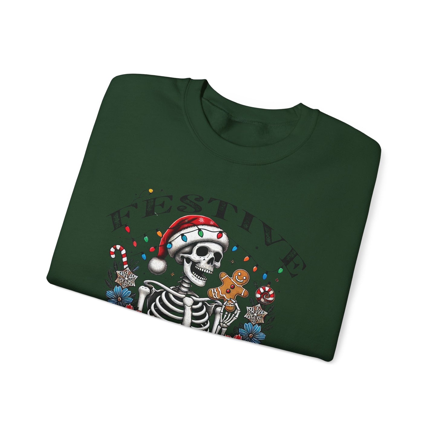 Sarcastic Holiday Skeleton Sweatshirt