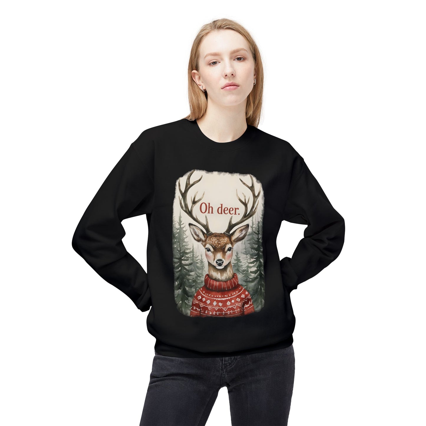 Festive Reindeer Sweatshirt