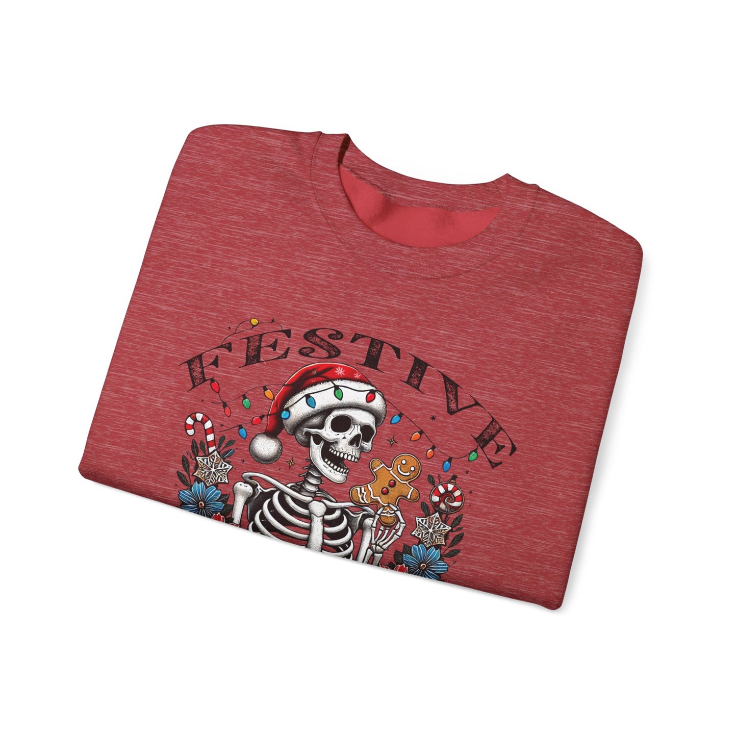 Sarcastic Holiday Skeleton Sweatshirt