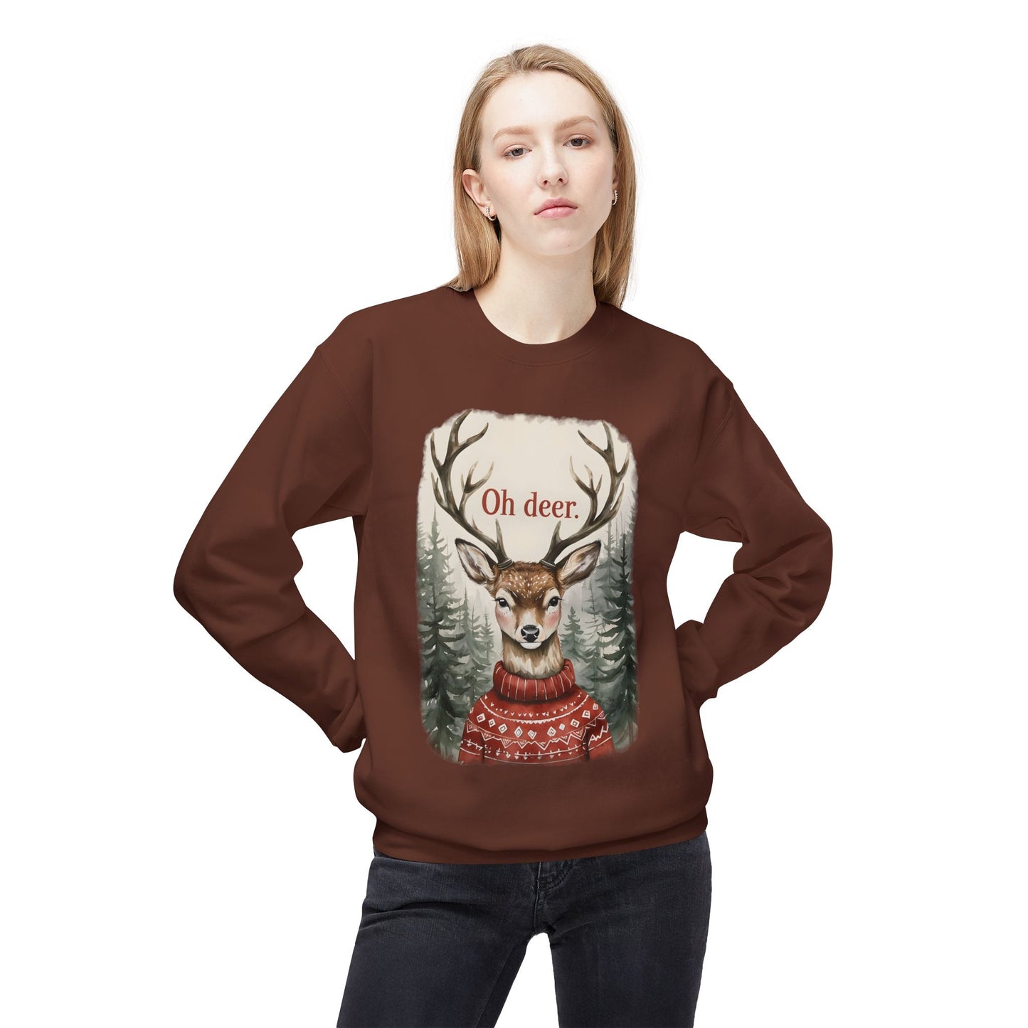 Festive Reindeer Sweatshirt