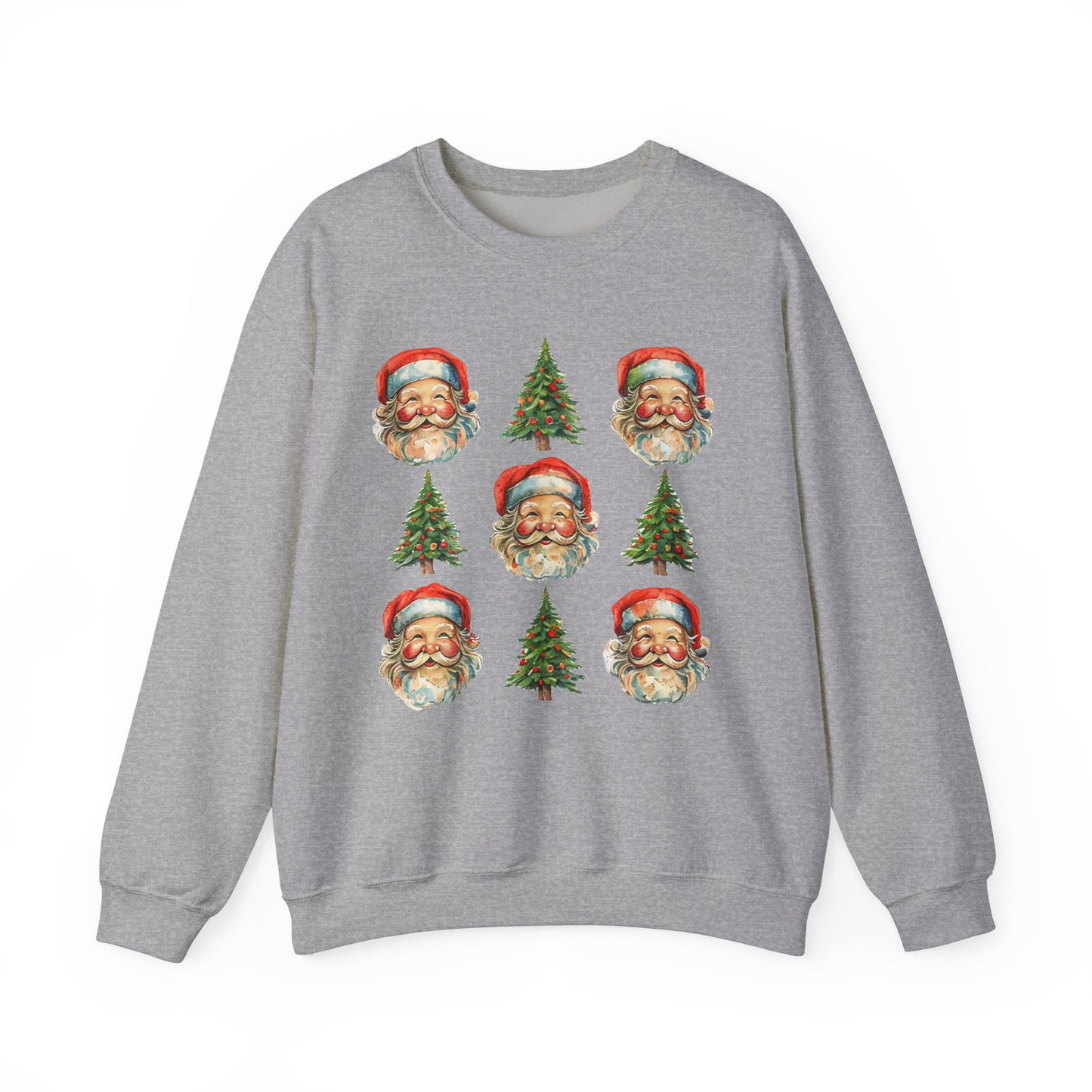 Vintage Santa Crewneck Sweatshirt - Festive Christmas Pullover for Holiday Cheer